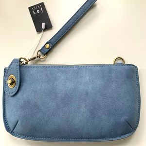 COPY - JOY Susan Blue Crossbody Wristlet Clutch